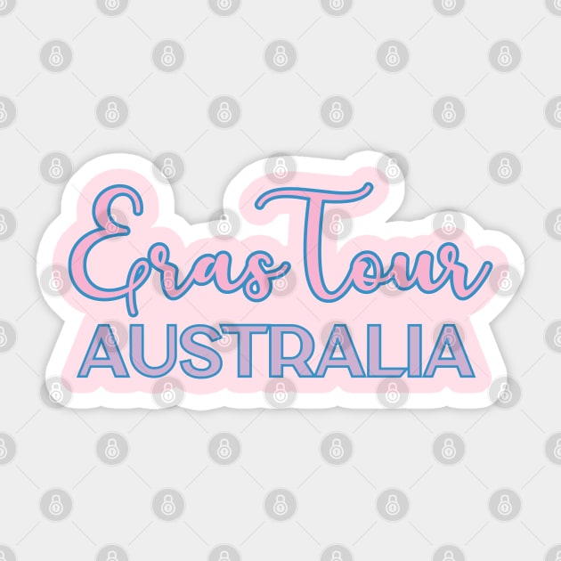 Eras Tour Australia Sticker by Likeable Design